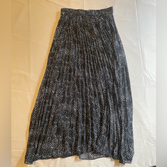 Japra Boho Black with White Polkadots Maxi Skirt - Picture 2 of 4